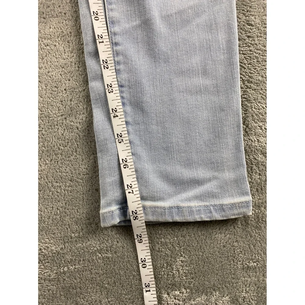 J.Jill Denim Authentic Fit Slim Ankle Jeans Light Wash Womens Size 4 Blue